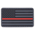 Lancer Tactical US Flag Hook & Loop Airsoft PVC Morale Patch