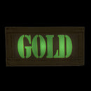 Lancer Tactical Reversible Callsign Glow-in-the-Dark / IR Hook & Loop Patch Set