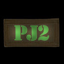 Lancer Tactical Reversible Callsign Glow-in-the-Dark / IR Hook & Loop Patch Set