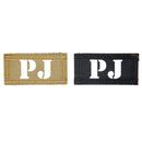 Lancer Tactical Reversible Callsign Glow-in-the-Dark / IR Hook & Loop Patch Set