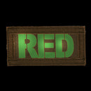 Lancer Tactical Reversible Callsign Glow-in-the-Dark / IR Hook & Loop Patch Set