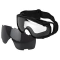 Lancer Tactical SI Ballistic Style Full Seal Airsoft Goggles w/ 2 Lenses
