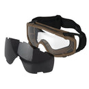 Lancer Tactical SI Ballistic Style Full Seal Airsoft Goggles w/ 2 Lenses