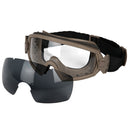 Lancer Tactical Regulate Style Full Seal Airsoft Goggles w/ 2 Lenses