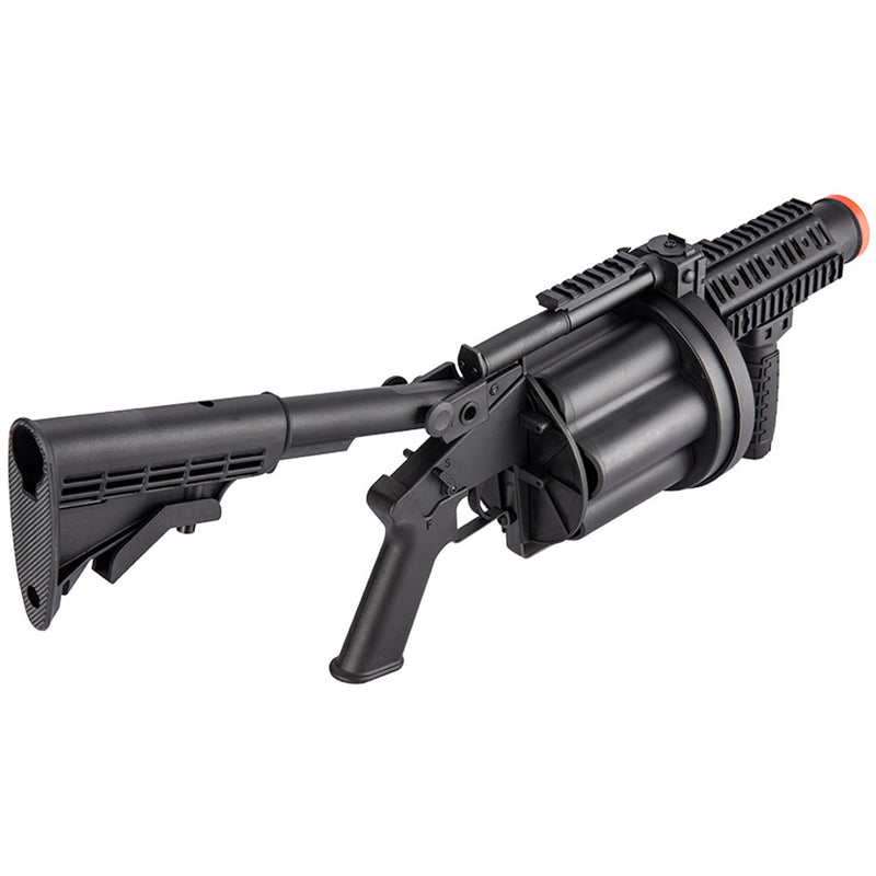 ICS MGL Multi-Shot Revolving 40mm Airsoft Grenade Launcher ...