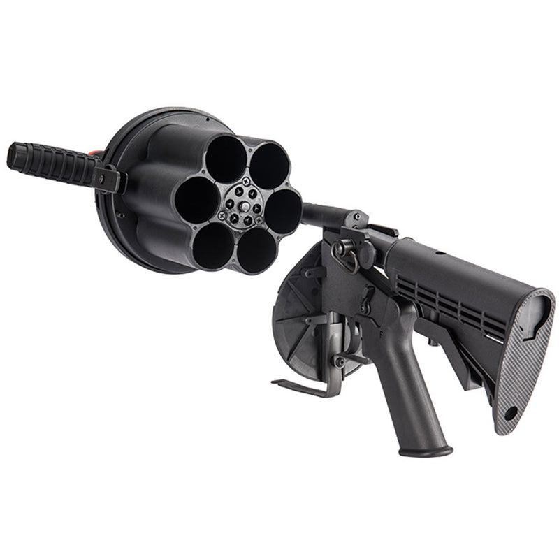 ICS MGL Multi-Shot Revolving 40mm Airsoft Grenade Launcher ...