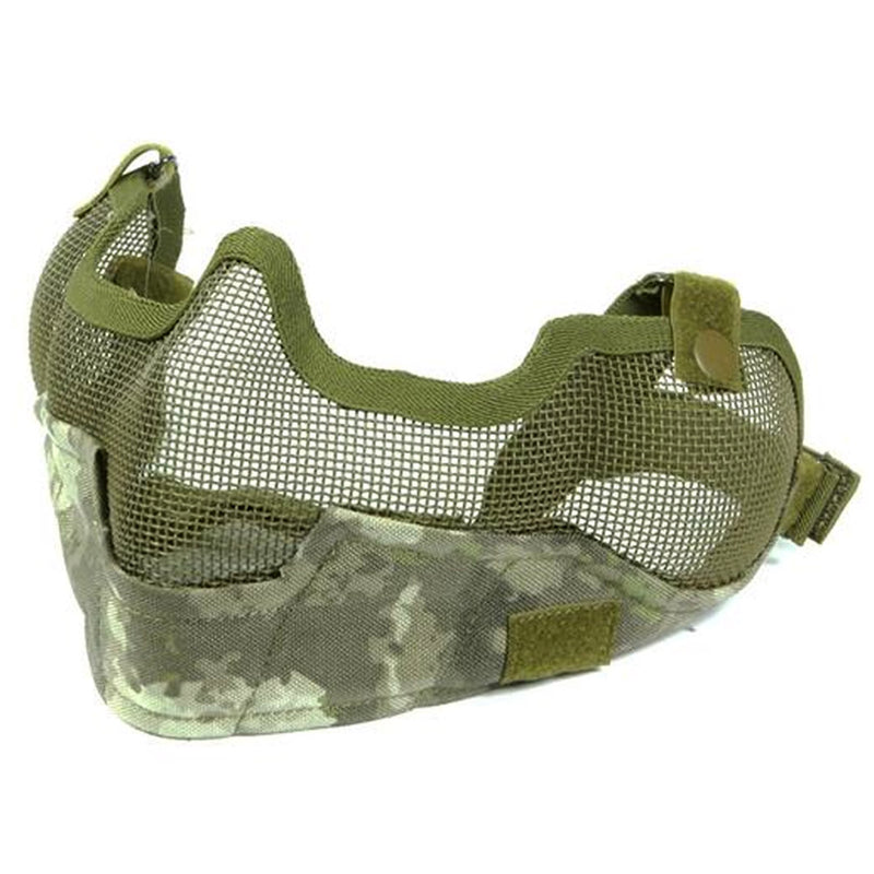 Bravo Tactical V2 Strike Metal Mesh Face Mask with Ear Protection