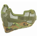 Bravo Tactical V2 Strike Metal Mesh Face Mask with Ear Protection