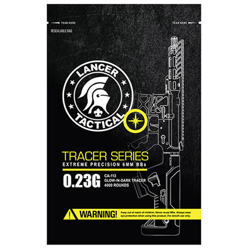 Lancer Tactical Pro Series 4000rd 0.23g 6mm Airsoft Tracer BBs