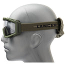 Lancer Tactical RAGE Protective Anti-Fog Airsoft Goggles