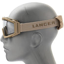 Lancer Tactical RAGE Protective Anti-Fog Airsoft Goggles