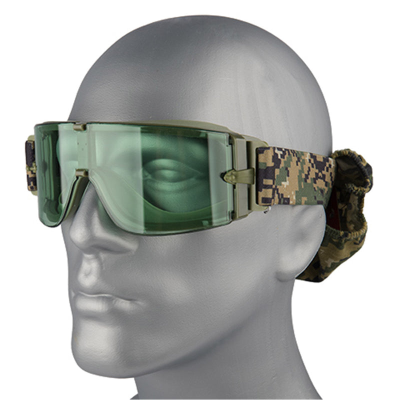full seal airsoft goggles Lancer Tactical Frameless Full Seal Airsoft Safety Goggles