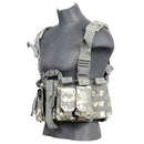 Lancer Tactical MOLLE Chest Rig Harness System w/ Hydration Pouch