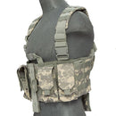Lancer Tactical MOLLE Chest Rig Harness System w/ Hydration Pouch