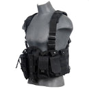 Lancer Tactical MOLLE Chest Rig Harness System w/ Hydration Pouch