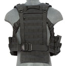 Lancer Tactical MOLLE Chest Rig Harness System w/ Hydration Pouch