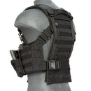 Lancer Tactical MOLLE Chest Rig Harness System w/ Hydration Pouch