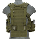 Lancer Tactical MOLLE Chest Rig Harness System w/ Hydration Pouch