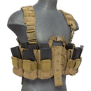 Lancer Tactical MOLLE Chest Rig Harness System w/ Hydration Pouch