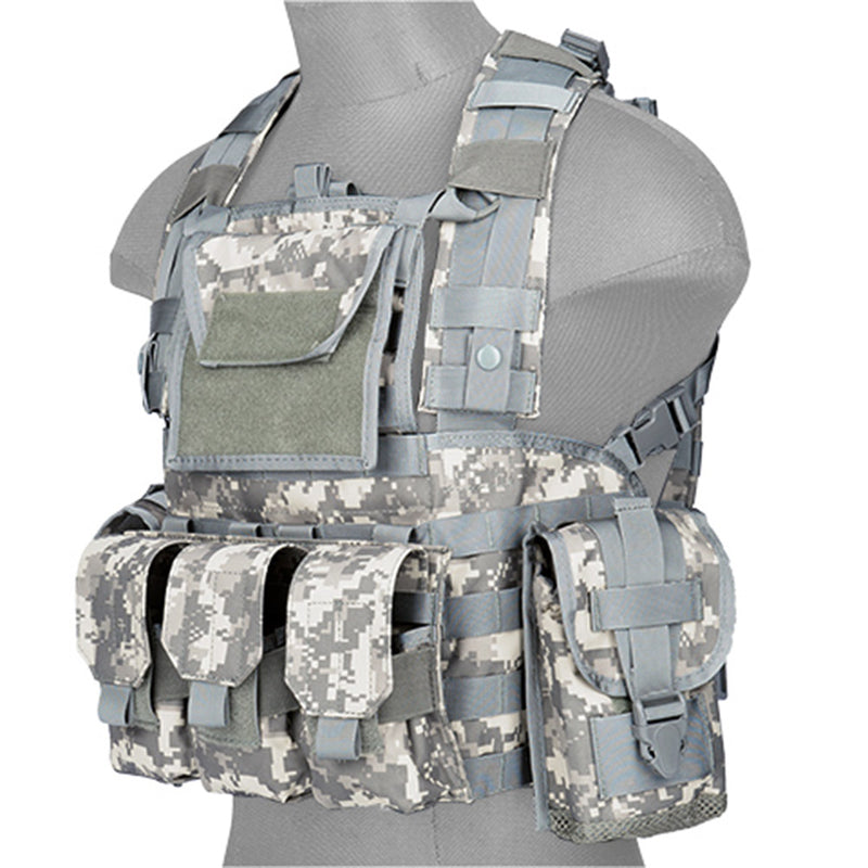 Red Rescue Chest Rig Lancer Tactical Modular RRV-Style MOLLE Chest Rig | AirsoftNMore.com