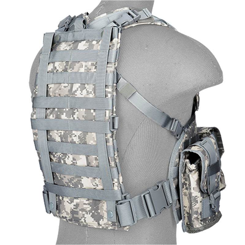 Red Rescue Chest Rig Lancer Tactical Modular RRV-Style MOLLE Chest Rig | AirsoftNMore.com