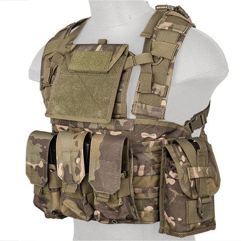 Lancer Tactical Modular RRV-Style MOLLE Chest Rig | AirsoftNMore.com