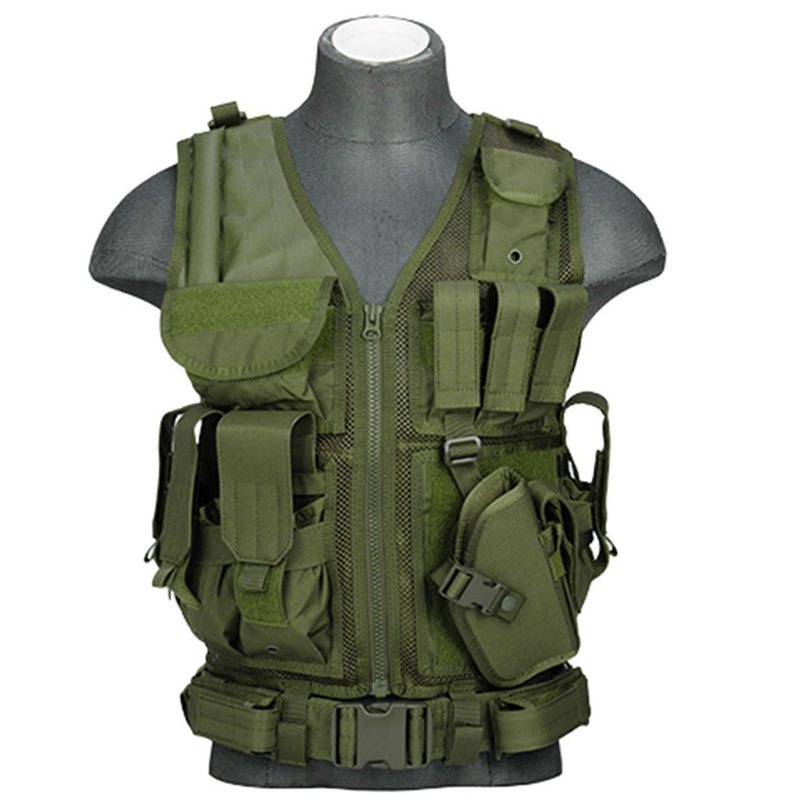 Lancer Tactical Cross Draw Vest with Holster