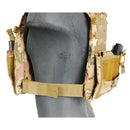 Lancer Tactical 69T4 MOLLE Plate Carrier Vest w/ Triple Mag Pouch Insert