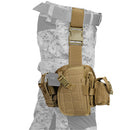 Lancer Tactical MOLLE Platform Drop Leg Pistol Holster