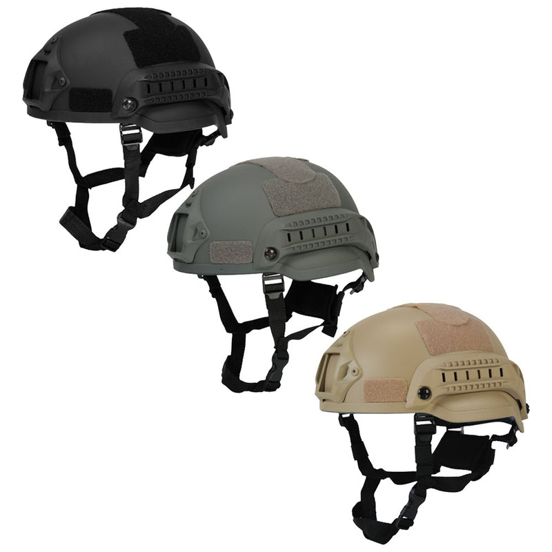 Lancer Tactical MICH 2002 SF Type Helmet w/ NVG Mount & Rails Lancer Tactical MICH 2002 SF Type Helmet w/ NVG Mount & Rails