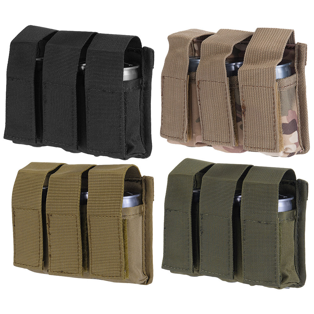 Lancer Tactical Triple M203 40mm Airsoft Grenade Shell MOLLE Pouch ...