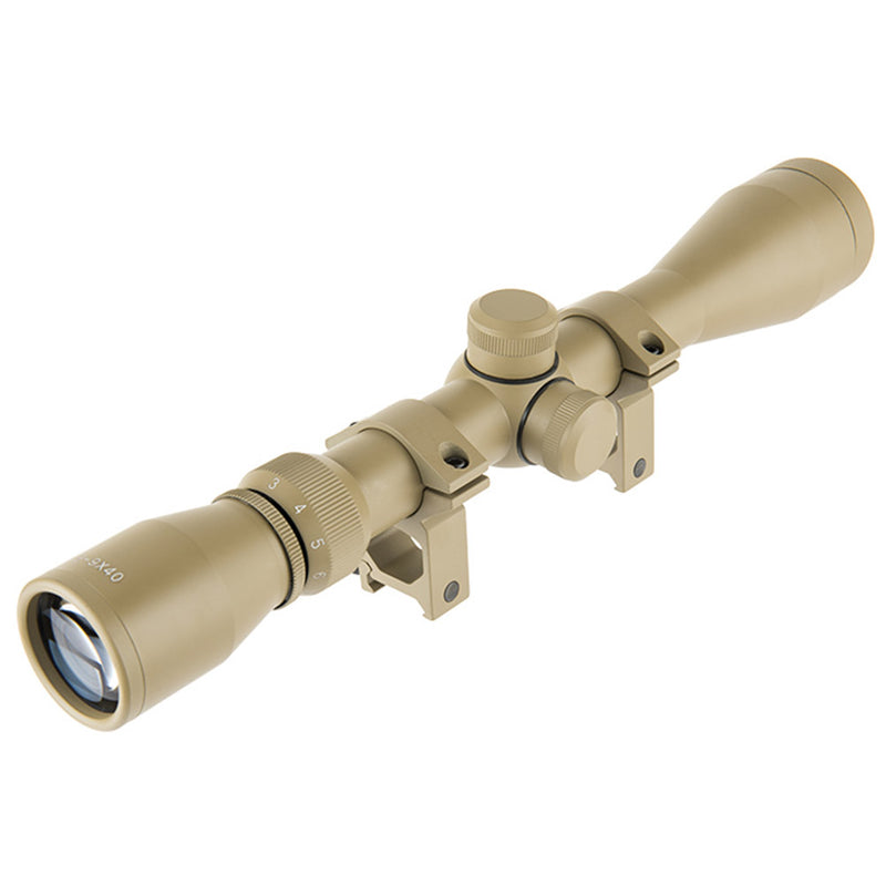 Varible Rifle Scope Lancer Tactical 3-9x40 Variable Zoom Rifle Scope w/ Mil-Dot Reticle ...