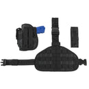 VISM Tactical Drop Leg MOLLE Panel w/ Holster & Pouches by NcSTAR