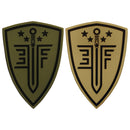 ELITE FORCE Shield Hook & Loop PVC Airsoft Tactical Morale Patch