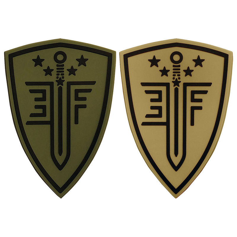 ELITE FORCE Shield Hook & Loop PVC Airsoft Tactical Morale Patch