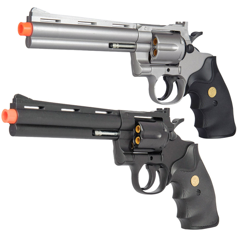 UKARMS Full Size 6" Spring Powered Airsoft Revolver