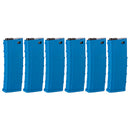 LONEX 200rd Polymer M4 / M16 AEG Airsoft Mid-Cap Magazine 6 Pack
