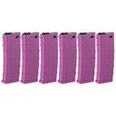 LONEX 200rd Polymer M4 / M16 AEG Airsoft Mid-Cap Magazine 6 Pack