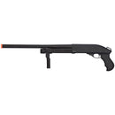 Golden Eagle M870 3/6-Shot Gas Power Pump Action Airsoft Shotgun w/ Foregrip