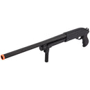 Golden Eagle M870 3/6-Shot Gas Power Pump Action Airsoft Shotgun w/ Foregrip