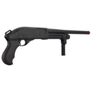 Golden Eagle M870 3/6-Shot Gas Power Pump Action Airsoft Shotgun w/ Foregrip