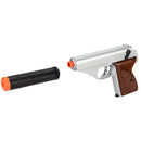 HFC HG-106 Non-Blowback Gas Airsoft Pistol w/ Barrel Extension