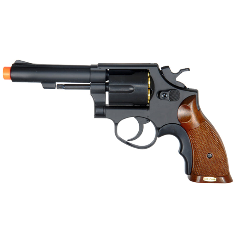  Airsoft 357 Magnum Revolver Full Size Spring Pistol Hand Gun  w/Shells 6mm BB : Sports & Outdoors