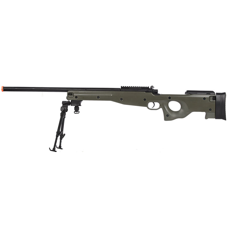  BBTac Airsoft Sniper Rifle Bolt Action Gun Full Metal Spring  Loaded with Scope and Bipod High FPS, Black, 30 : Sports & Outdoors