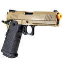 JAG Arms Full Metal GM4 Series Hi-Capa 4.3 Gas Blowback Airsoft Pistol
