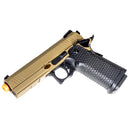 JAG Arms Full Metal GM4 Series Hi-Capa 4.3 Gas Blowback Airsoft Pistol