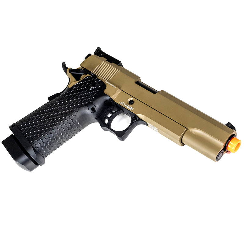 JAG Arms Full Metal GM5 Series Hi-Capa 5.1 Gas Blowback Airsoft Pistol