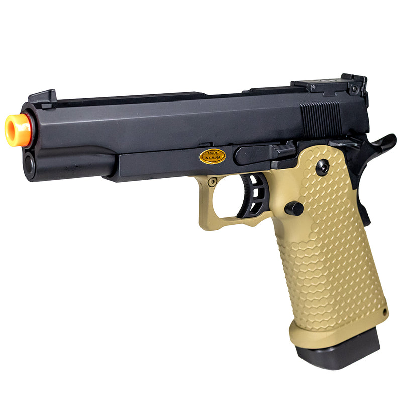 JAG Arms Full Metal GM5 Series Hi-Capa 5.1 Gas Blowback Airsoft Pistol
