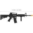 Lancer Tactical Full Metal PROLINE M4 RIS AEG Airsoft Rifle