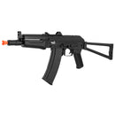 Lancer Tactical Polymer AKS-74U AEG Airsoft Rifle w/ Side Folding Stock